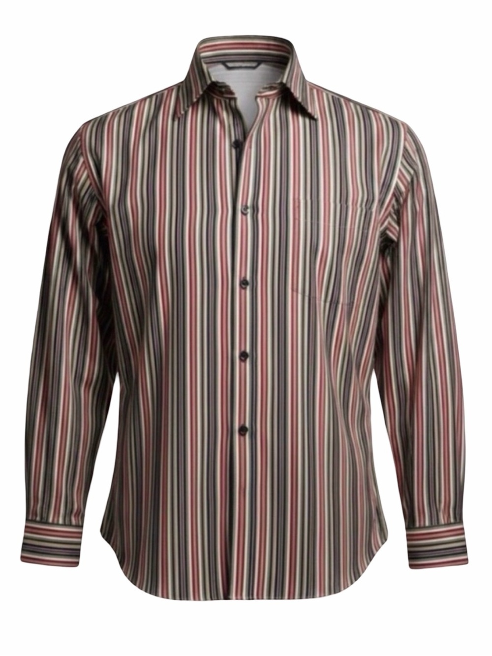 Ralph Lauren Made in Italy Multicolor Striped Shirt XL | Luxury Cotton